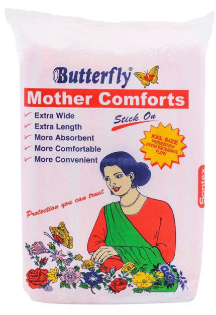 Butterfly Pad Mother Comfort Extra Large 10pcs