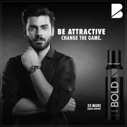 Bold Black Collection Noir Long Lasting Perfume Body Spray For Men 120ml