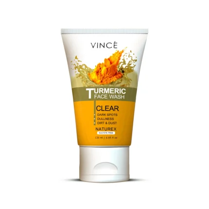 vince turmeric facewash clear 120ml