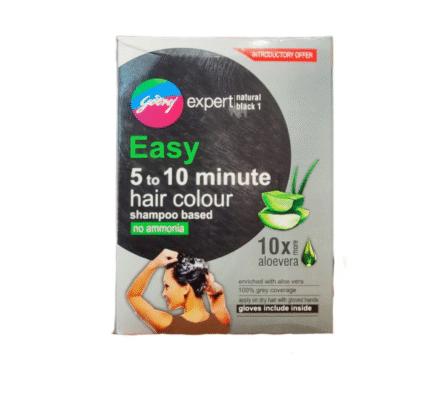Godrej Expert Shampoo Based Hair Color 1 Natural Black
