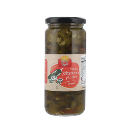 Best Day Sliced Green Jalapeno Peppers 960G