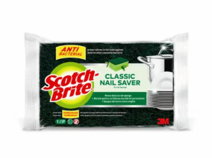 Scotch Brite Nail Saver Scrub Sponge 1pcs
