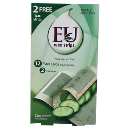 EU WAX STRIPS CUCUMBER FRESHNESS EXTRA LARGE