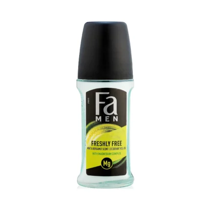 Fa Men Freshly Free With Mint Bergamot Roll On 50ml