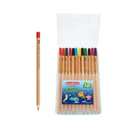 Eco Goldfish Triangular Colour Pencils 12pcs