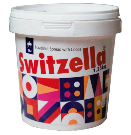 SWITZELLA CHOCOLATE SPREAD PLAIN 1.25KG BUCKET
