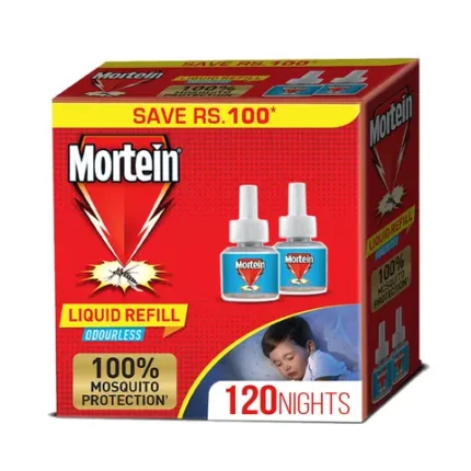 Mortein Mosquito Repellent Refill Odourless 42ml 2 Packets