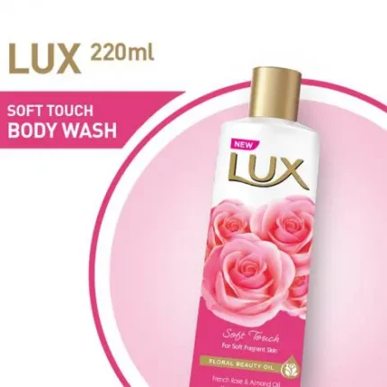 Lux Soft Touch Body Wash Strawberry & Cream (220ml)