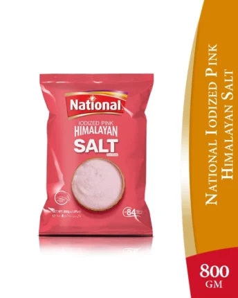 National Iodized Pink Himalayan Salt 800g