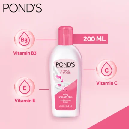 Ponds Triple Vitamin Moisturising Lotion 100Ml