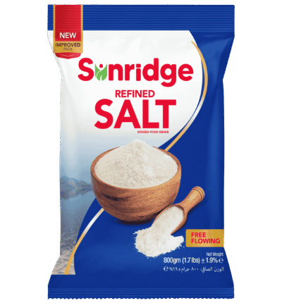 SUNRIDGE REFINED SALT 800GM