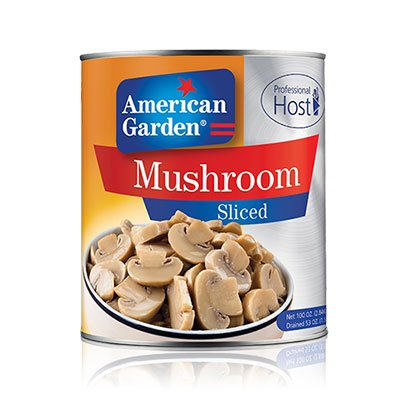 American Garden Mushroom Slice 400gm