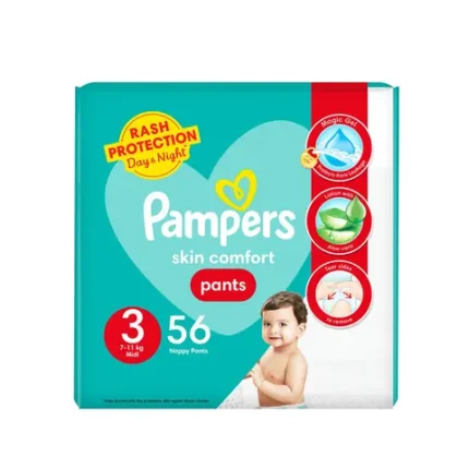 PAMPERS PANTS SIZE 3 56 PCS