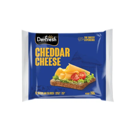 DAY FRESH CHEDDAR SLICE CHEESE 200G