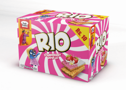 Peek Freans Rio Strawberry Vanilla Ticky Pack
