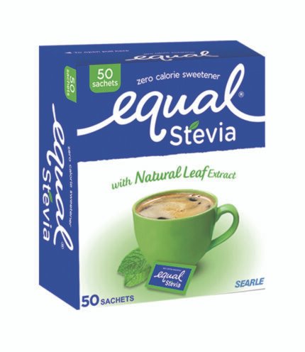 equal stevia natural leaf 50 sachet