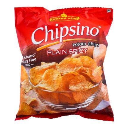 United King Chipsino Plain Spicy Potato Chips 100g