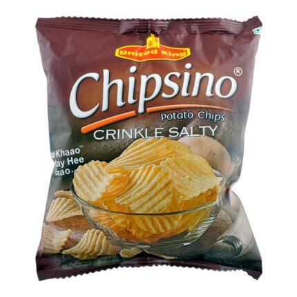 United King Chipsino Crinkle Salty Potato Chips 100g