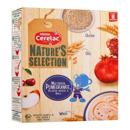Nestle Cerelac Natures Selection Cereal Multigrain Pomegranate Cherries & Apples 175g