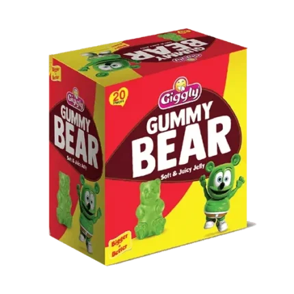 Giggly Gummy Bear box