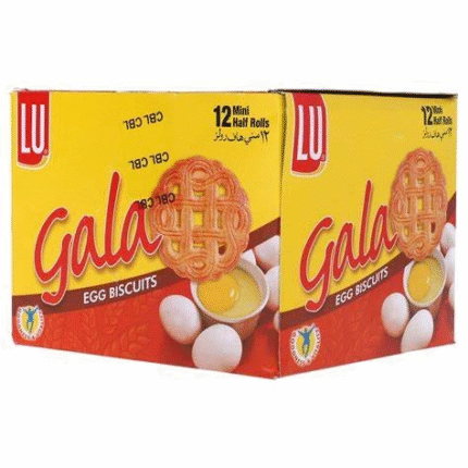 Lu Gala Egg Biscuits 12s Mini Half Rolls