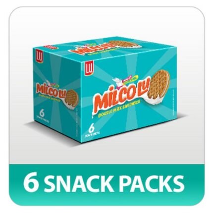 Lu Milcolu Biscuit Double Milk 6`s Snack Pack