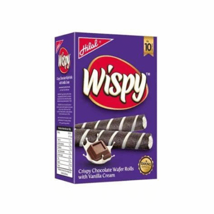 Hilal Wispy Wafers Rolls Vanilla Cream 24 Pack