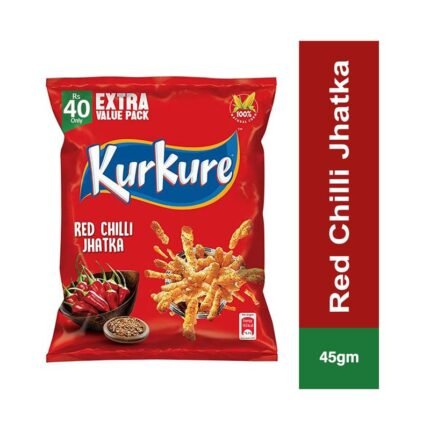 Kurkure Red Chilli Extra Jhatka Rs 40