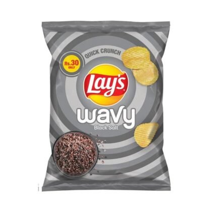 Lays Wavy Black Salt Rs: 30