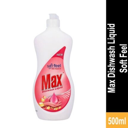Lemon Max Dishwash Liquid Soft Feel 500ml