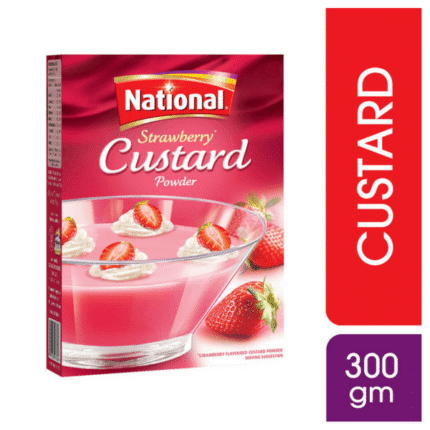 National Custard Powder Strawberry 300g
