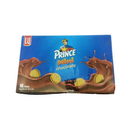 Lu Prince Mini Chocolate Sandwich Biscuits 16s Box