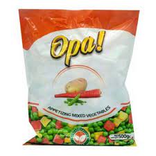 Opa 3 Way Frozen Vegetables 500gm
