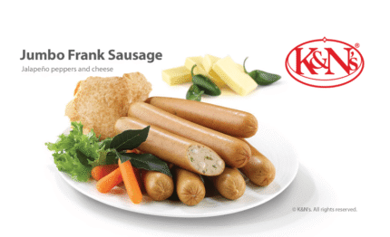 K&n's Deline Jumbo Frank Sausage Jalapeno & Cheese 740g