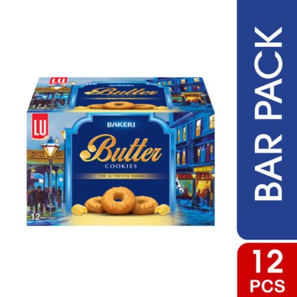 Lu Bakeri Butter Cookies 12 Bar Packs