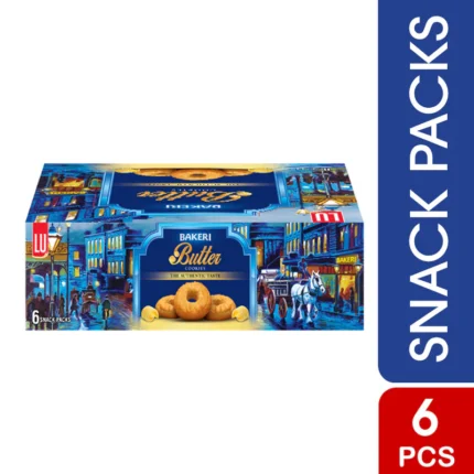 Bakeri Butter Cookies 6 Snack Packs