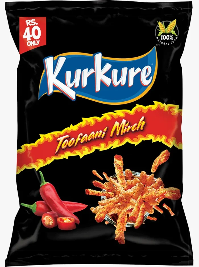 Toofani Kurkure Toofani Mirchi Rs 40 - Zainab Family Mart