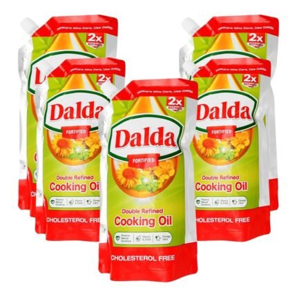 Dalda Fortfied Cooking Oil 1litre, Pack Of 5