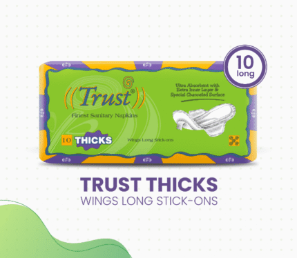 Thicks Wings Long Stick-ons 10 Pcs