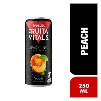 Nestle Fruita Vitals Peach Sparkling Can 250ml