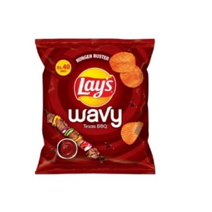 Lays Wavy Texas & Bbq Flavour Rs.40