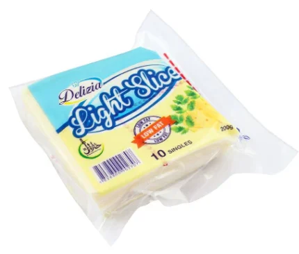 DELIZIA LIGHT CHEESE SLICE 200GM