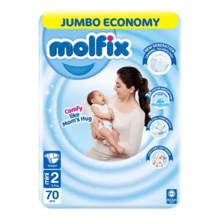 MOLFIX DIAPERS 2 NO 70PCS