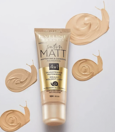 EVELINE-Satin Matt Mattifying & Covering Foundation