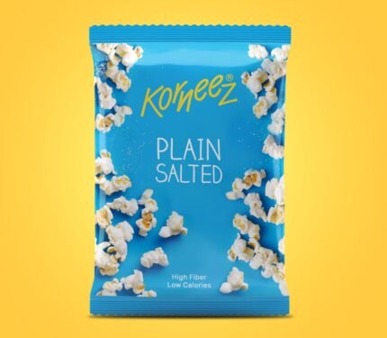 Korneez Plain Salted Popcorn 80 gm