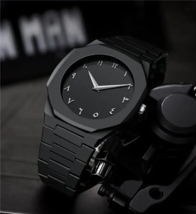Black Aura Arabic Watch