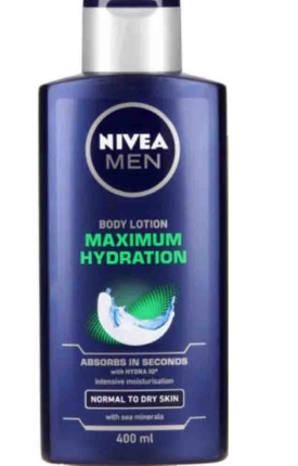 NIVEA MEN MAXIMUM HYDRATION LOTION 400ML