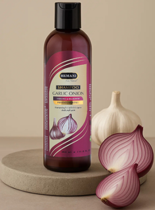 HEMANI SHAMPOO GARLIC ONION 350ML