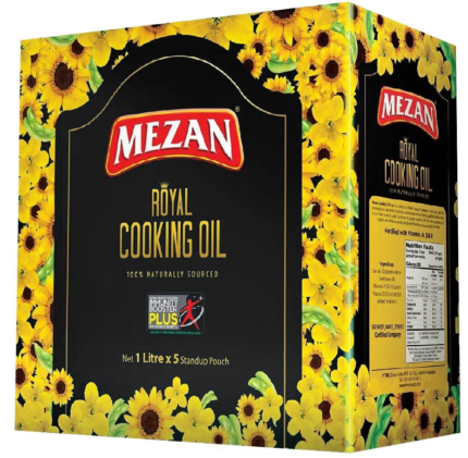 MEZAN ROYAL COOKING OIL 1 LITER *5