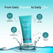 VINCE INTENSE GLOW FACE WASH 75ML